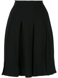 Chanel Pre-Owned длинная плиссированная юбка