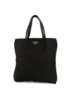 Prada Pre-Owned сумка-шопер с металлическим логотипом