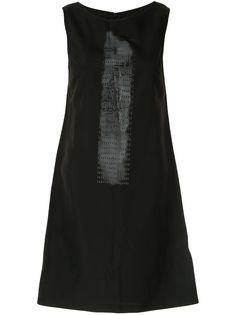 Fendi Pre-Owned платье прямого кроя с логотипом