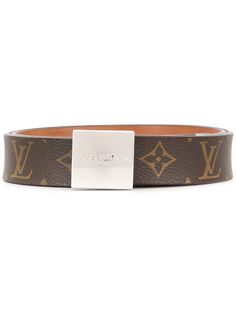 Louis Vuitton ремень Ceinture Carre с пряжкой