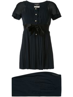 Chanel Pre-Owned блузка и брюки со складками