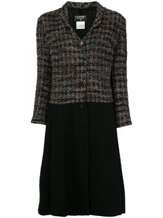 Chanel Pre-Owned платье 1998-го года с длинными рукавами