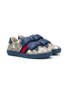 Gucci Kids кеды Ace GG на липучках