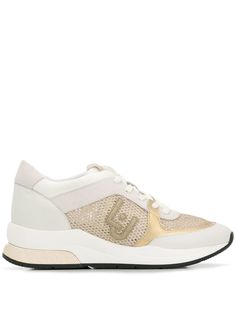 LIU JO кроссовки на шнуровке со вставками