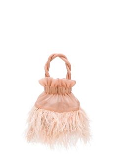 STAUD сумка-тоут с верхней ручкой и перьями