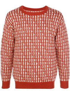 Bode джемпер с узором