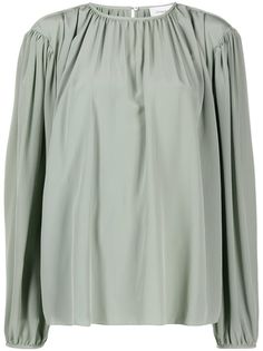 Lemaire блузка со складками спереди