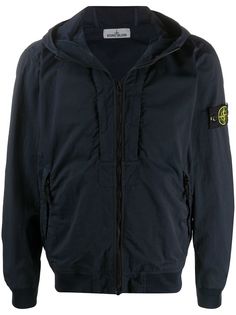 Stone Island бомбер с капюшоном