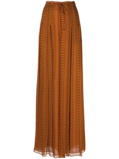 DVF Diane von Furstenberg юбка с кулиской и абстрактным принтом