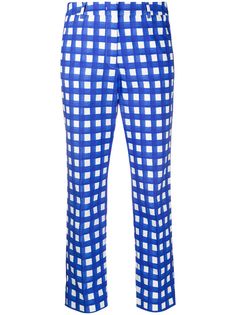 Weekend Max Mara брюки строгого кроя в клетку