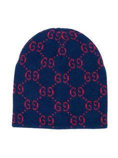 Gucci Kids шапка бини с логотипом GG