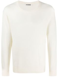 Jil Sander джемпер тонкой вязки с длинными рукавами