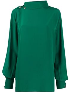 Christopher Kane блузка с разрезами на рукавах