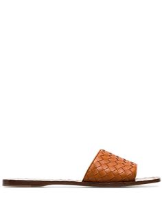 Bottega Veneta сандалии Ravello с плетением intrecciato