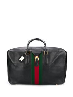 Gucci Pre-Owned дорожная сумка Sylvie 1960-х годов с отделкой Web