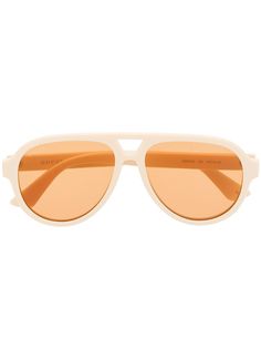 Gucci Eyewear солнцезащитные очки-авиаторы с логотипом