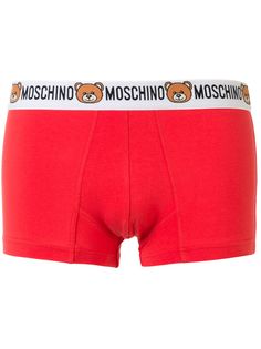 Moschino шорты с логотипом на поясе