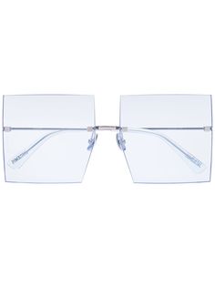 Jacquemus солнцезащитные очки в квадратной оправе