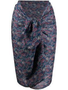 Zadig&Voltaire юбка с узором пейсли
