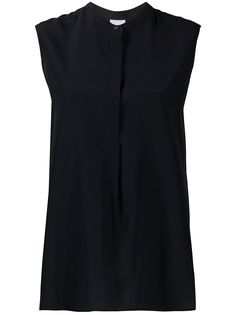 Aspesi рубашка без рукавов с воротником-стойкой
