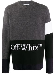 Off-White джемпер со вставками