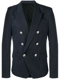 Balmain двубортный блейзер