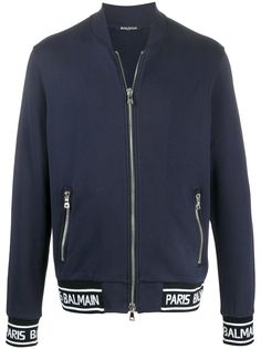 Balmain бомбер с логотипом