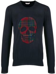 Alexander McQueen свитер Skull