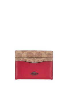 Coach картхолдер в стиле колор-блок