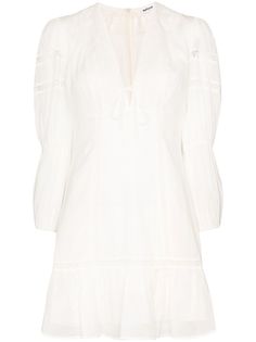 Reformation платье Cecilie с кружевом