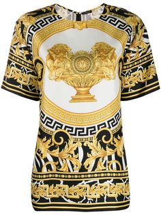 Versace блузка с принтом Baroque