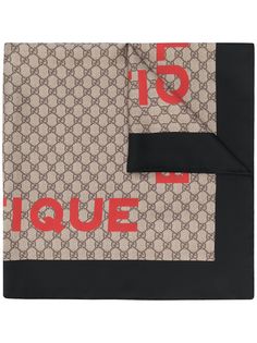 Gucci платок с принтом Boutiques
