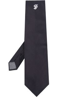 Gianfranco Ferré Pre-Owned галстук 1990-х годов с вышитым логотипом