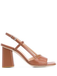 Paul Warmer босоножки с ремешком на пятке и открытым носком