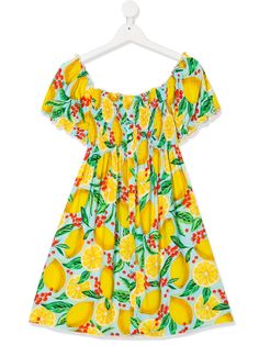 Mc2 Saint Barth Kids платье с принтом