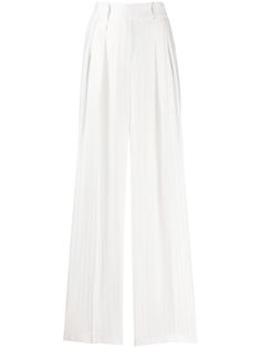 Alexandre Vauthier полосатые брюки широкого кроя