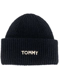 Tommy Hilfiger вязаная шапка бини