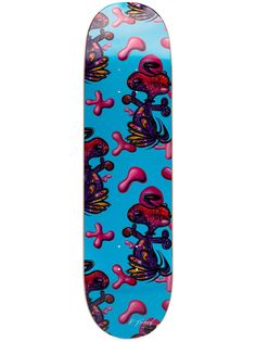 Huf скейтборд с принтом X Peanuts Kenny Scharf