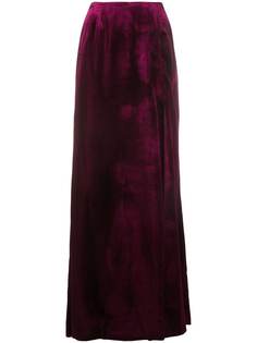 Gianfranco Ferré Pre-Owned юбка макси с разрезом