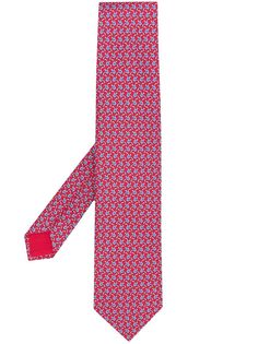 Hermès галстук 2010-х годов с принтом Hermes