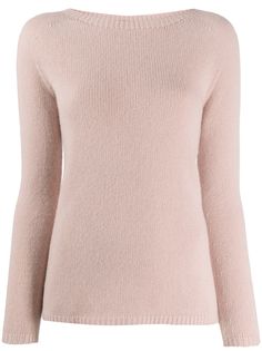 S Max Mara джемпер с вырезом-лодочкой