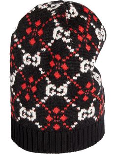 Gucci шапка с узором GG