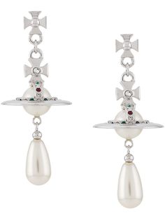 Vivienne Westwood серьги-подвески с декором Orb
