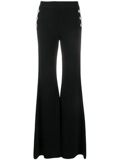 Balmain flared knitted trousers
