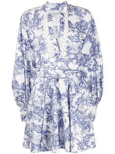 Forte Dei Marmi Couture платье мини с цветочным принтом