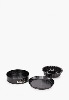 Набор форм для выпечки Walmer Black Marble 3 шт., 25 см., 26 см., 28 см.