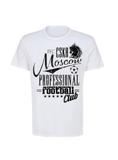 Футболка "PFC CSKA Moscow", цвет белый (Женский, XXL) ПФК ЦСКА