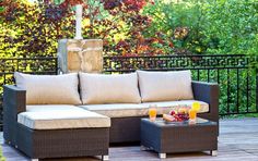 Комплект из искусственного ротанга OSTIN Joygarden