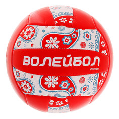 Мяч волейбольный ornament, размер 5, 18 панелей, pvc, 3 подслоя, машинная сшивка Onlitop