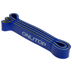 Эспандер ленточный, многофункциональный, 208 х 3,2 х 0,45 см, 15-40 кг, цвет синий/чёрный Onlitop